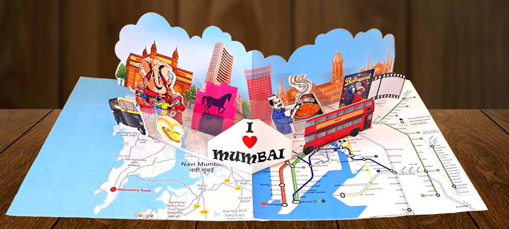 3D Pop-Up Mumbai Souvenir Card – Tourism & Corporate Gifting