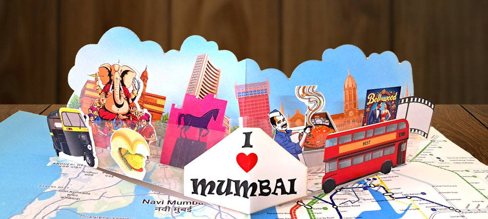 3D Pop-Up Mumbai Souvenir Card – Tourism & Corporate Gifting