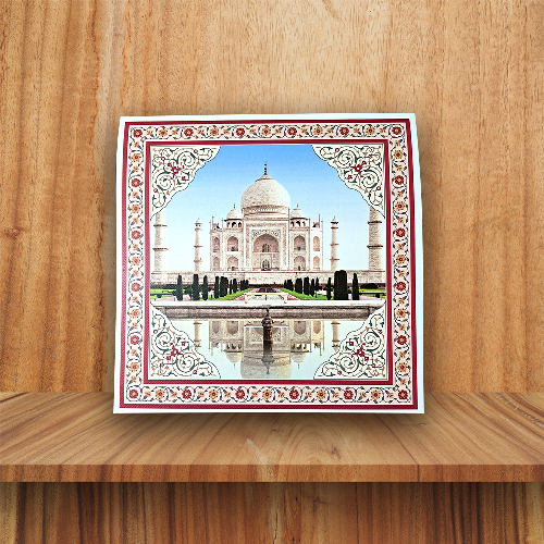 Greeting Card gift for Love Birthday Anniversary Taj Mahal