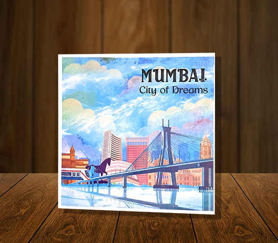 3D Pop-Up Mumbai Souvenir Card – Tourism & Corporate Gifting