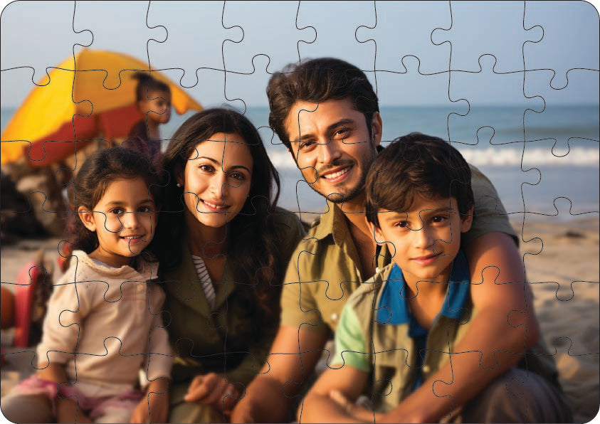 Personalized Photo Puzzle – Custom Gift for Couples, Kids & Friends | India