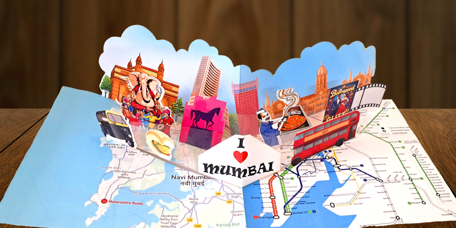 3D Pop-Up Mumbai Souvenir Card – Tourism & Corporate Gifting