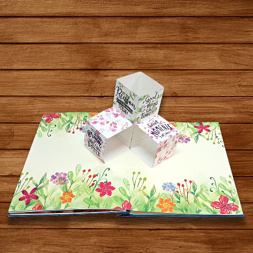 3D Pop Up Personalized Photo Album for Mom – Gift for Birthday & Mother’s Day